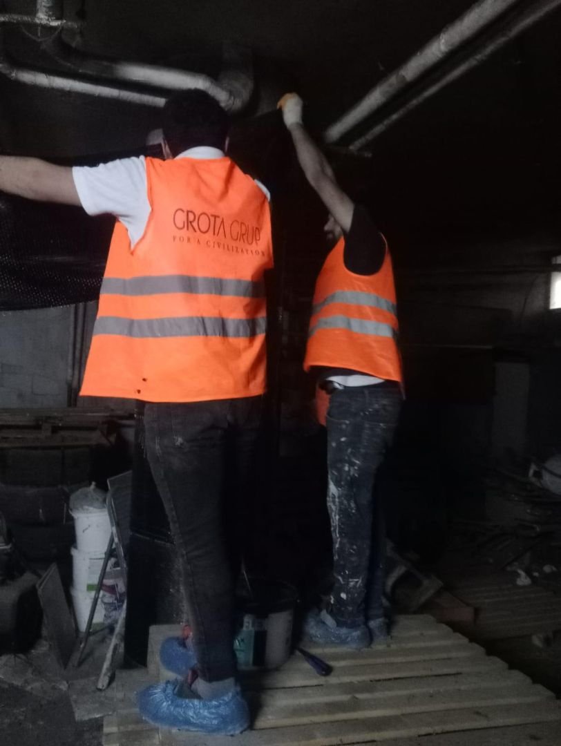 Tekirdağ Aka Koleji Karbonfiber Güçlendirme Uygulaması — uygulama fotoğrafı 4