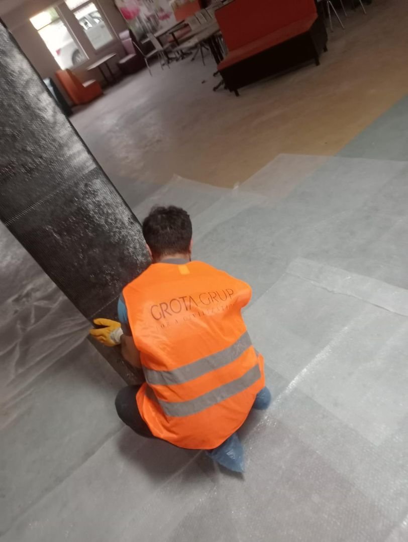 Tekirdağ Aka Koleji Karbonfiber Güçlendirme Uygulaması — uygulama fotoğrafı 8